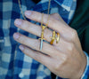 WildKlass Gold Plated Dagger Ring-WildKlass Jewelry