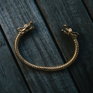 Mister Double Dragon Cuff Bracelet-WildKlass Jewelry