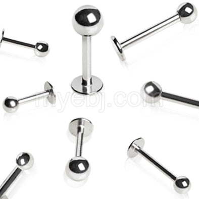 316L Surgical Steel Labret/Monroe with Ball-WildKlass Jewelry