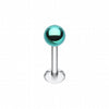 Colorline PVD Ball Top Steel Labret-WildKlass Jewelry