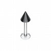 Colorline PVD Spike Top Steel Labret-WildKlass Jewelry
