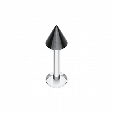 Colorline PVD Spike Top Steel Labret-WildKlass Jewelry