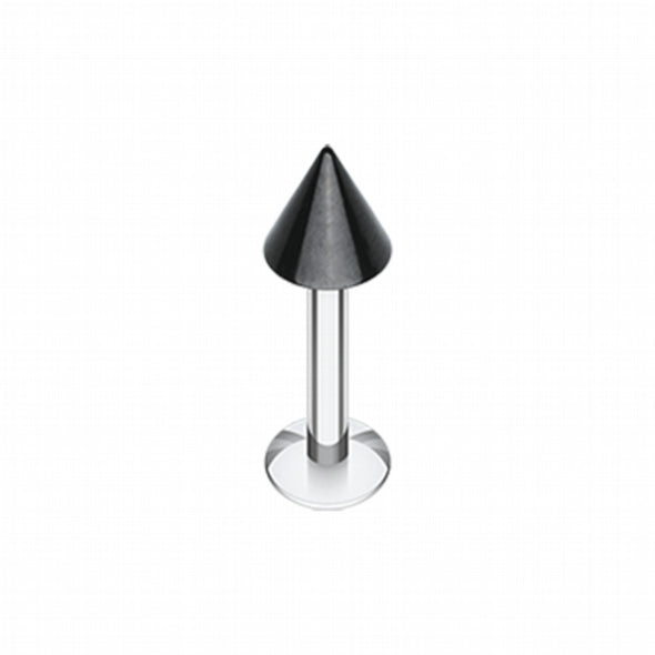Colorline PVD Spike Top Steel Labret-WildKlass Jewelry
