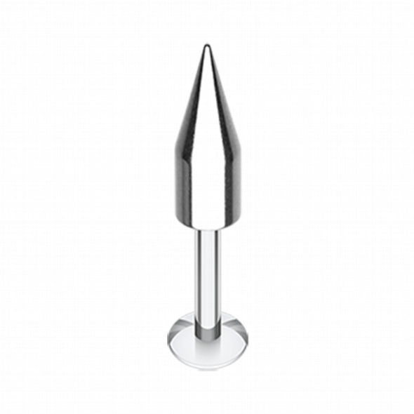 Long Cylinder Spike Top Steel Labret-WildKlass Jewelry