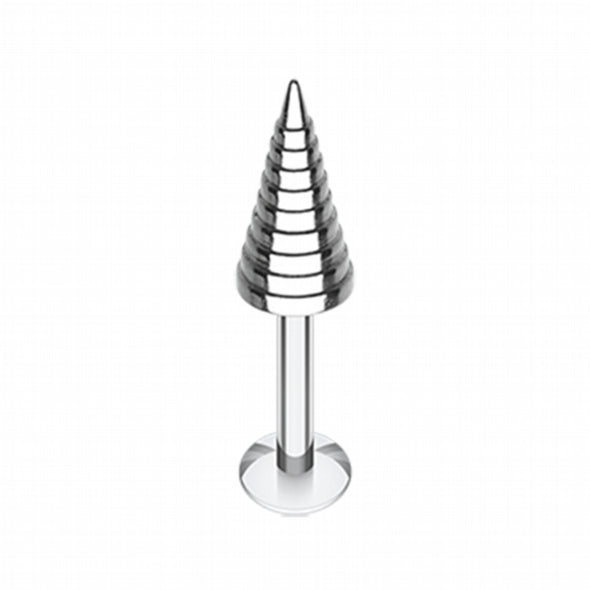 Extruder Spike Top Steel Labret-WildKlass Jewelry