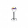 Basic Steel Gem Ball Labret-WildKlass Jewelry