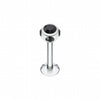 Aurora Gem Ball Steel Labret-WildKlass Jewelry