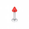 Basic UV Acrylic Spike Top Labret-WildKlass Jewelry