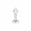 Basic UV Acrylic Spike Top Labret-WildKlass Jewelry