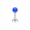 Neon UV Acrylic Ball Top Labret-WildKlass Jewelry