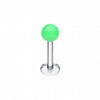 Neon UV Acrylic Ball Top Labret-WildKlass Jewelry