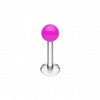 Neon UV Acrylic Ball Top Labret-WildKlass Jewelry
