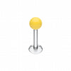 Neon UV Acrylic Ball Top Labret-WildKlass Jewelry