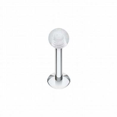 Glow in the Dark UV Acrylic Ball Top Labret-WildKlass Jewelry