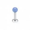 Glow in the Dark UV Acrylic Ball Top Labret-WildKlass Jewelry