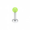 Glow in the Dark UV Acrylic Ball Top Labret-WildKlass Jewelry