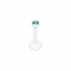 Bio-Flex Gem Ball Push-Fit Labret-WildKlass Jewelry
