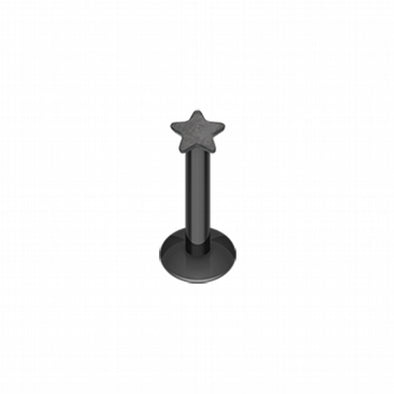 Colorline PVD Star Top Internally Threaded Labret-WildKlass Jewelry