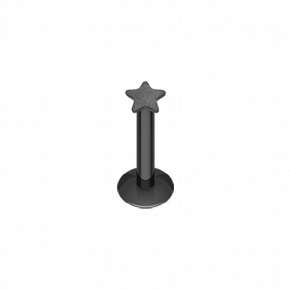 Colorline PVD Star Top Internally Threaded Labret-WildKlass Jewelry