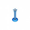 Colorline Sparkle Star Top Internally Threaded Labret-WildKlass Jewelry