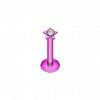 Colorline Sparkle Star Top Internally Threaded Labret-WildKlass Jewelry