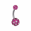 Polka Dot Multi-Sprinkle Dot Belly Button Ring-WildKlass Jewelry