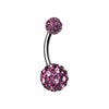 Polka Dot Multi-Sprinkle Dot Belly Button Ring-WildKlass Jewelry