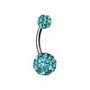 Polka Dot Multi-Sprinkle Dot Belly Button Ring-WildKlass Jewelry