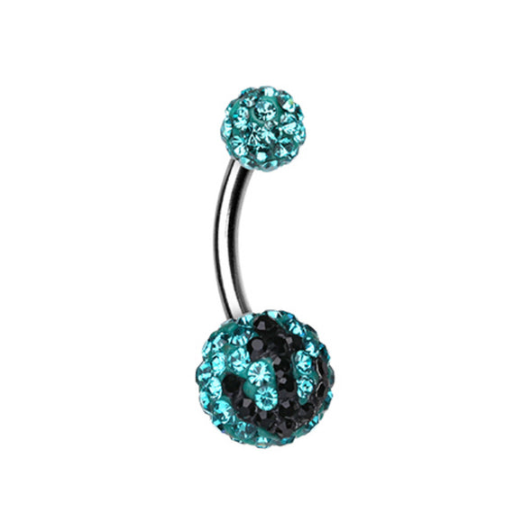 Anchor Dock Multi-Sprinkle Dot Belly Button Ring-WildKlass Jewelry