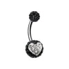 Heart's Delight Multi-Sprinkle Dot Belly Button Ring-WildKlass Jewelry