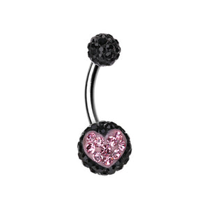 Heart's Delight Multi-Sprinkle Dot Belly Button Ring-WildKlass Jewelry