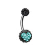 Heart's Delight Multi-Sprinkle Dot Belly Button Ring-WildKlass Jewelry