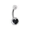Heart's Delight Multi-Sprinkle Dot Belly Button Ring-WildKlass Jewelry