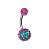 Heart's Delight Multi-Sprinkle Dot Belly Button Ring-WildKlass Jewelry