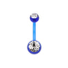 Bio Flexible Shaft Gem Ball Acrylic Belly Button Ring-WildKlass Jewelry