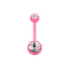 Bio Flexible Shaft Gem Ball Acrylic Belly Button Ring-WildKlass Jewelry