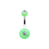 Dial Gem Sparkle Acrylic Belly Button Ring-WildKlass Jewelry