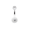 Dial Gem Sparkle Acrylic Belly Button Ring-WildKlass Jewelry