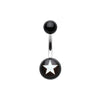 Nova Star Acrylic Belly Button Ring-WildKlass Jewelry