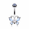 Delightful Butterfly Belly Button Ring-WildKlass Jewelry