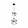 Super Dazzle Gem Belly Button Ring-WildKlass Jewelry