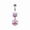 Super Dazzle Gem Belly Button Ring-WildKlass Jewelry
