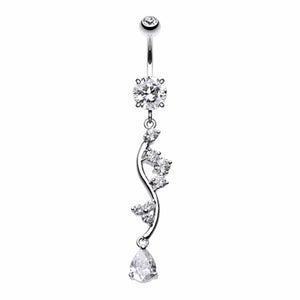 Journey Drops Belly Button Ring-WildKlass Jewelry