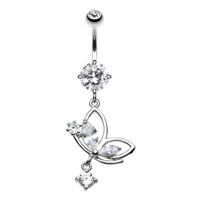 Darling Butterfly Belly Button Ring-WildKlass Jewelry