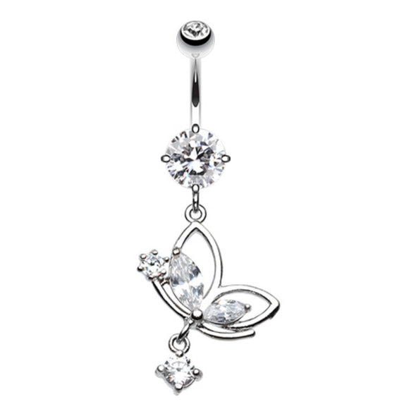 Darling Butterfly Belly Button Ring-WildKlass Jewelry