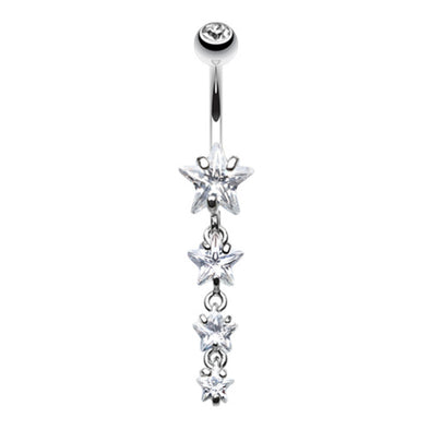 Star Spangled Belly Button Ring-WildKlass Jewelry