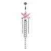 Enchanting Flower Chandelier Belly Button Ring-WildKlass Jewelry