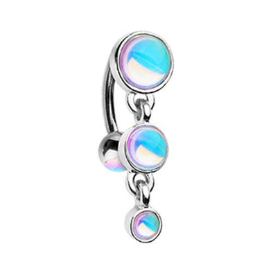 Triple Revo Reverse WildKlass Belly Button Ring-WildKlass Jewelry