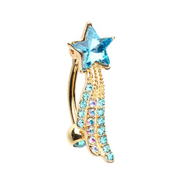 A Wishing upon a Star WildKlass Belly Button Ring-WildKlass Jewelry