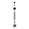 Twinkling Journey to the Stars Belly Button Ring-WildKlass Jewelry